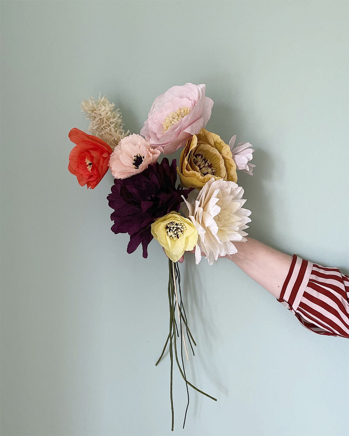 PAPER FLOWER, ICE POPPY, ROSE, 130440R