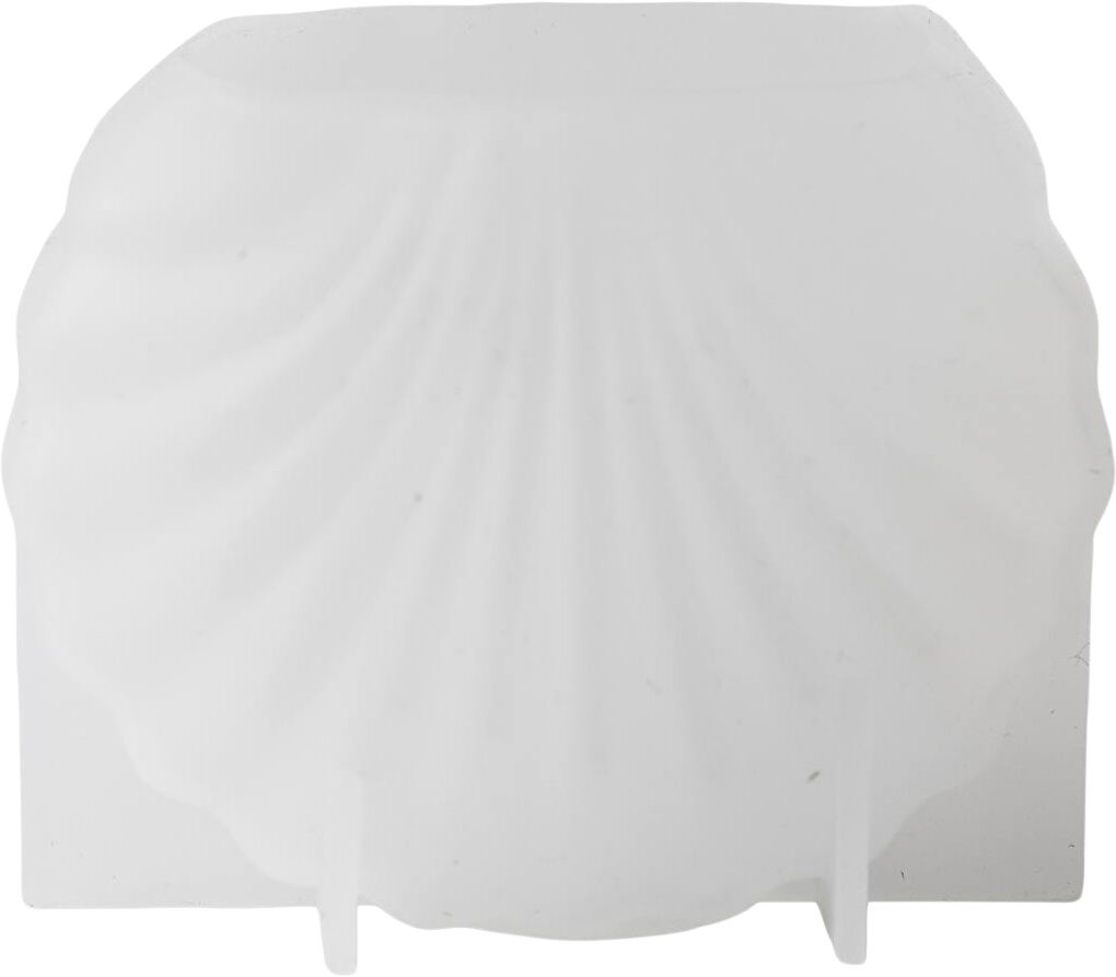 Silikoneform, Muslingelysestage, H: 5,5 cm, L: 6,8 cm.