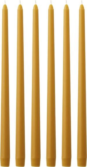 Spire Smooth Tapered Candle, H38, O