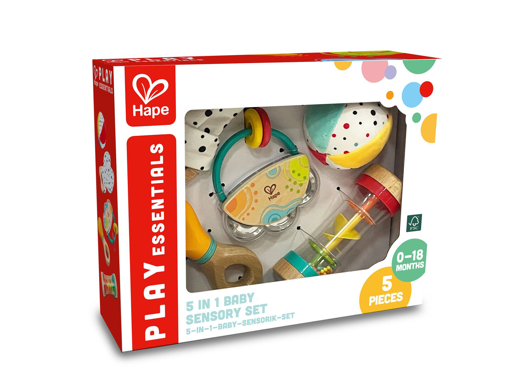 Hape 5 In 1 Baby Sensory
