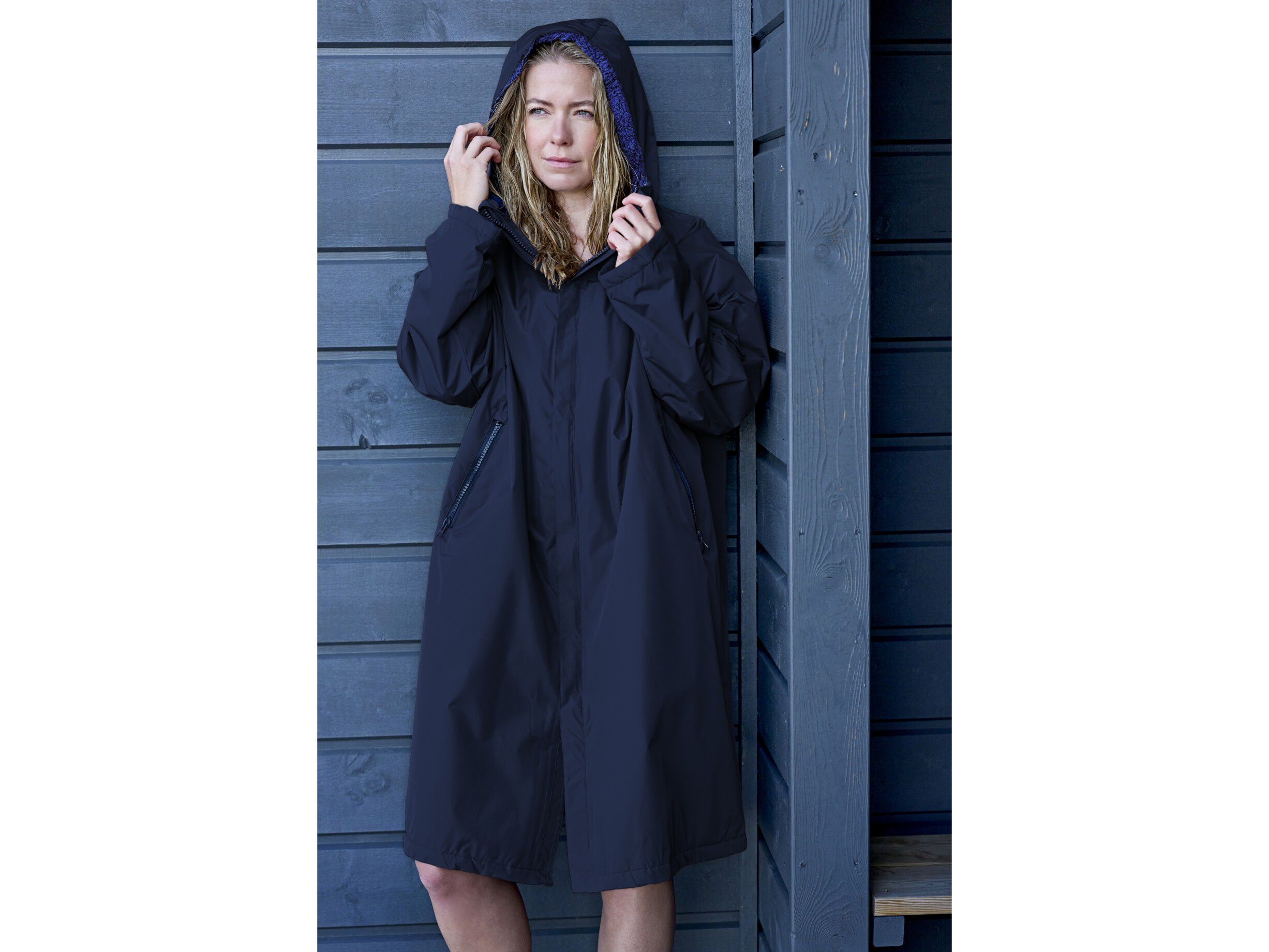 Vinterbadek&aring;pe L/XL North Navy