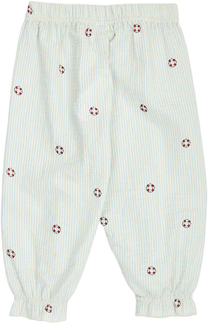 Seersucker stripe volume pants baby