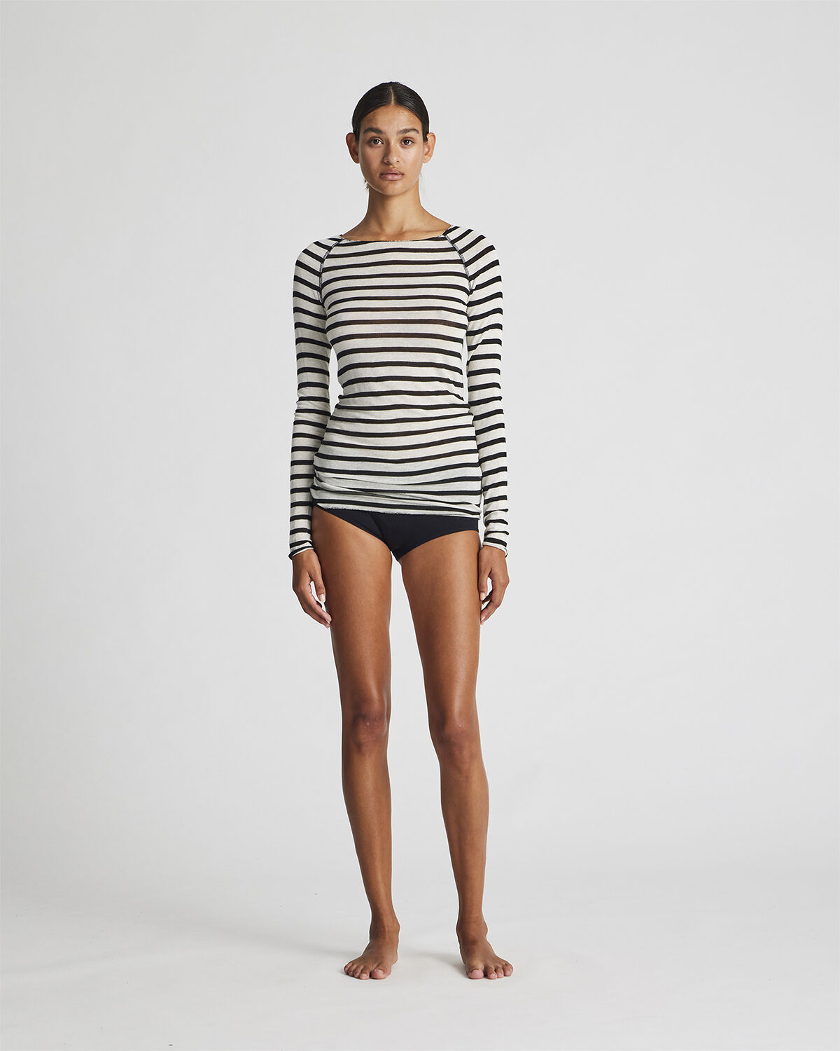 Amalie L/S Sailor Wool Top