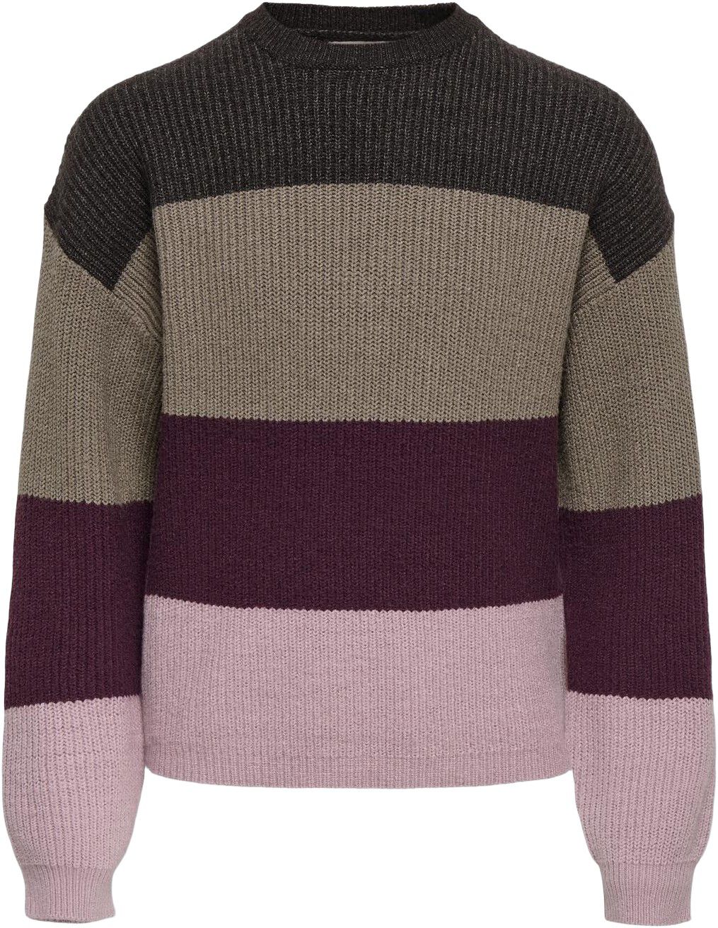 Kogsandy L/S Stripe Pullover Knt Noos