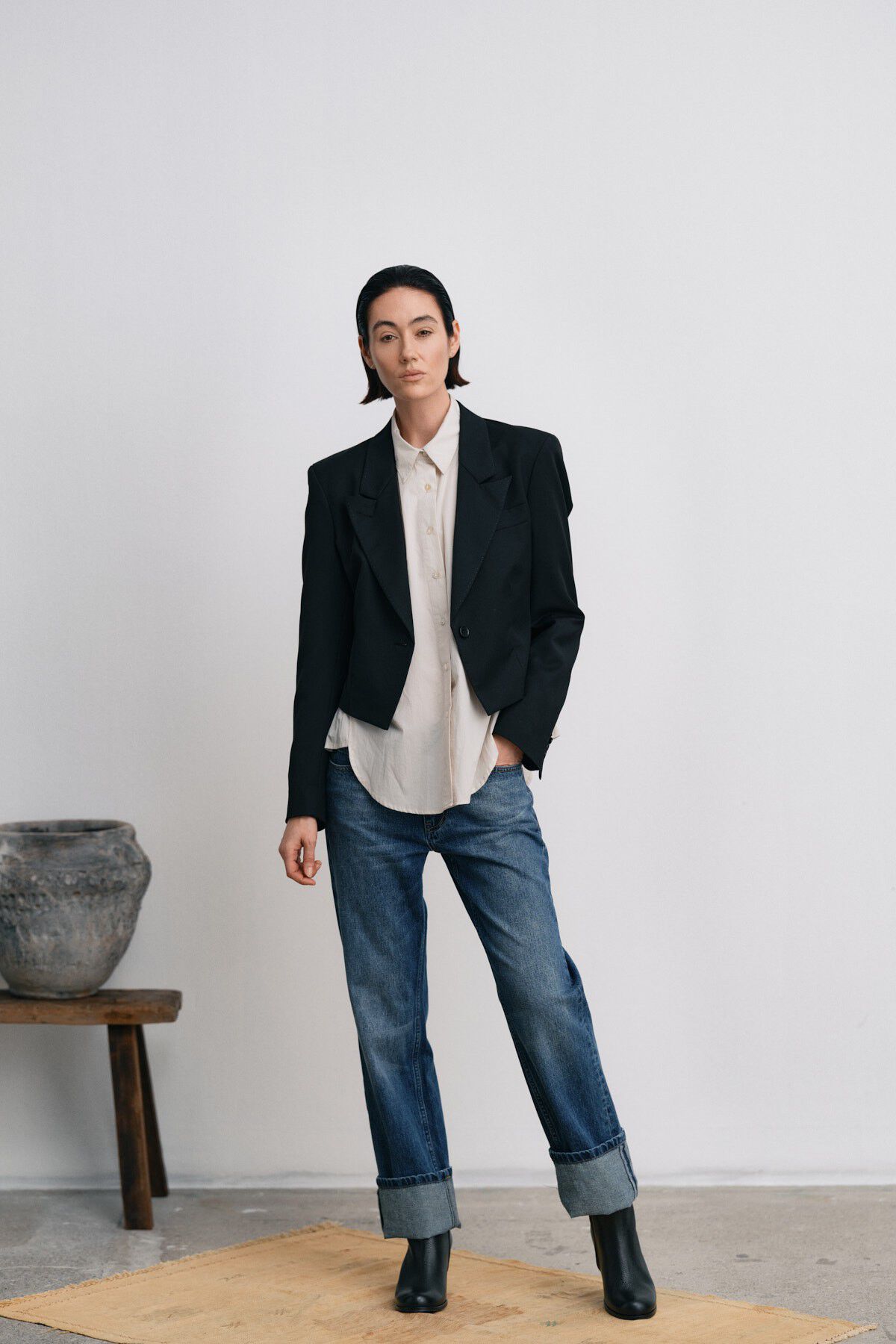 Denim loose fit pants - Lorelei