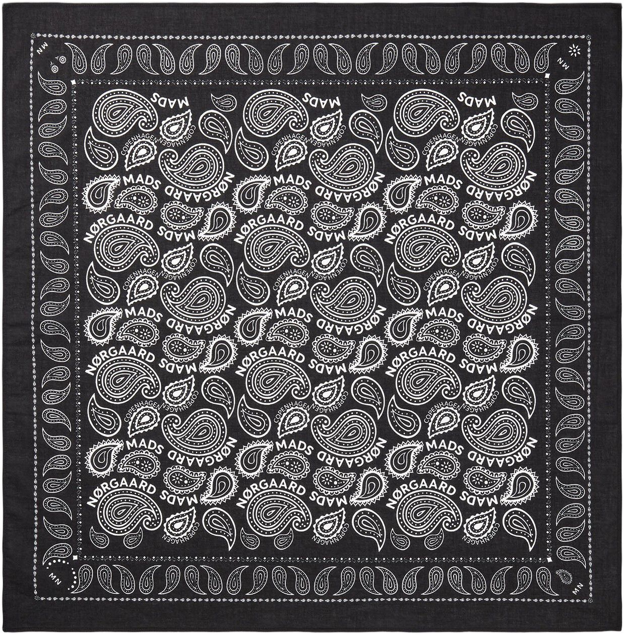 Soft Cotton Paisley Scarf Solid