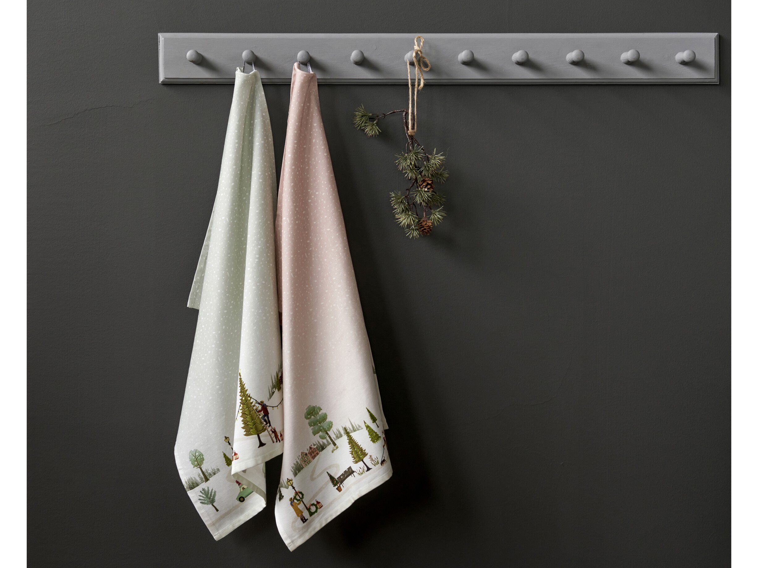 Kj&oslash;kkenh&aring;ndkle Vinter 70 x 50 cm Arctic Ice