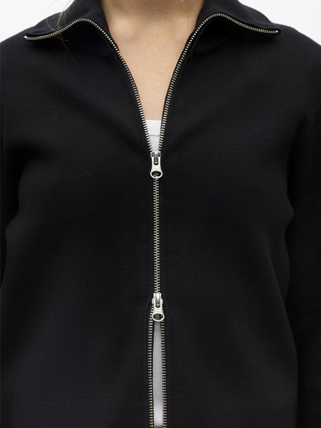 Objreynard L/S Re Zip Cardigan Noos