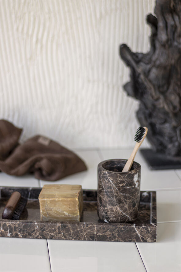 MARBLE toothbrush holder
