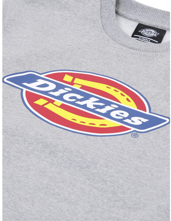 ICON LOGO SWEATSHIRT GREY MELANGE