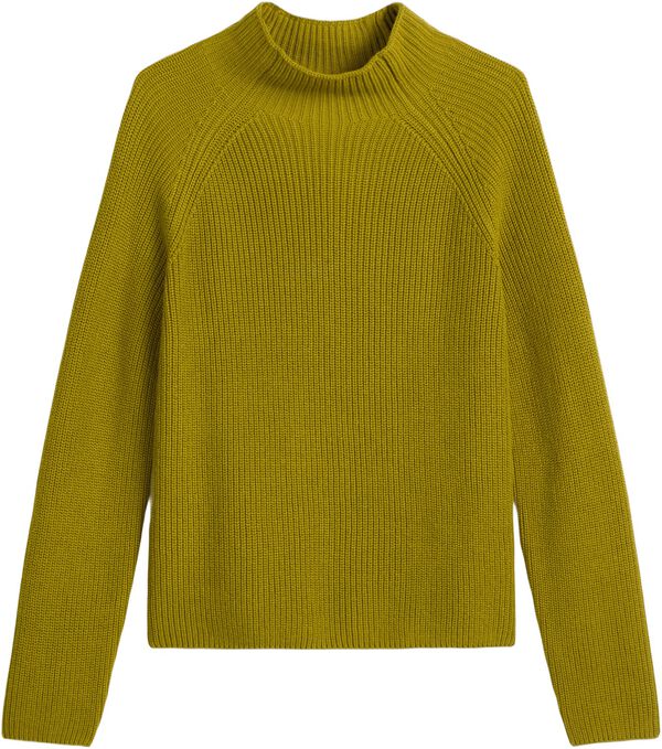 Pullover, longsleeve, stand-up coll