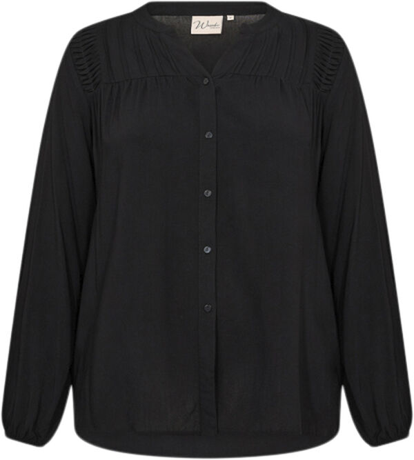 Curvy WA-SIA 27 Bluse Sort