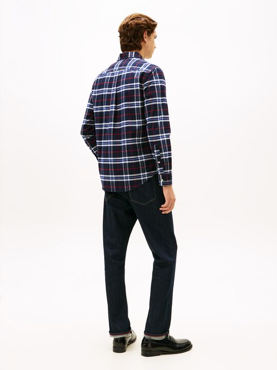 BRUSHED OXFORD CHECK RF SHIRT