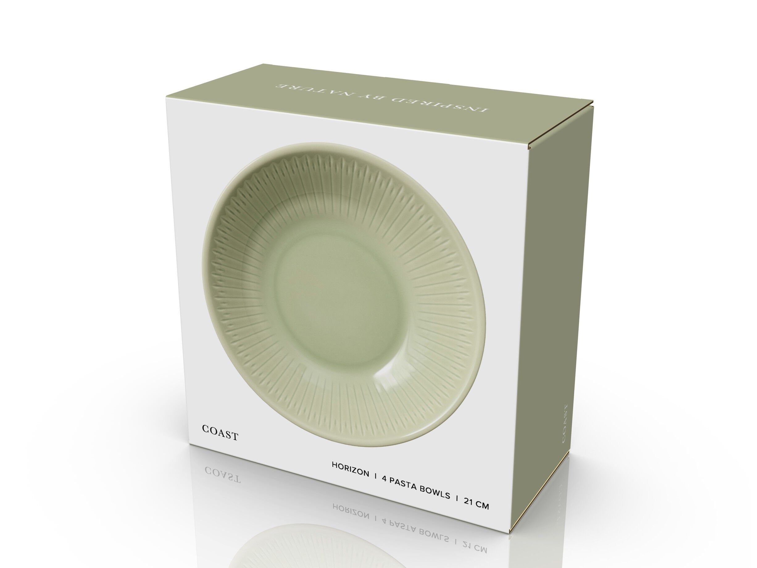 Pastask&aring;l Horizon 21 cm 4 stk. Grass