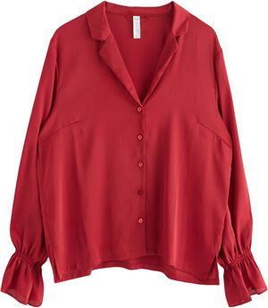 Komfortabel pyjamasskjorte med klas