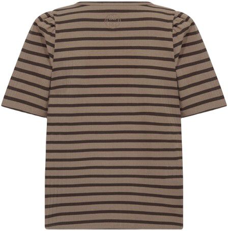 LR-NEDDIE 1 T-shirt M&oslash;rk brun