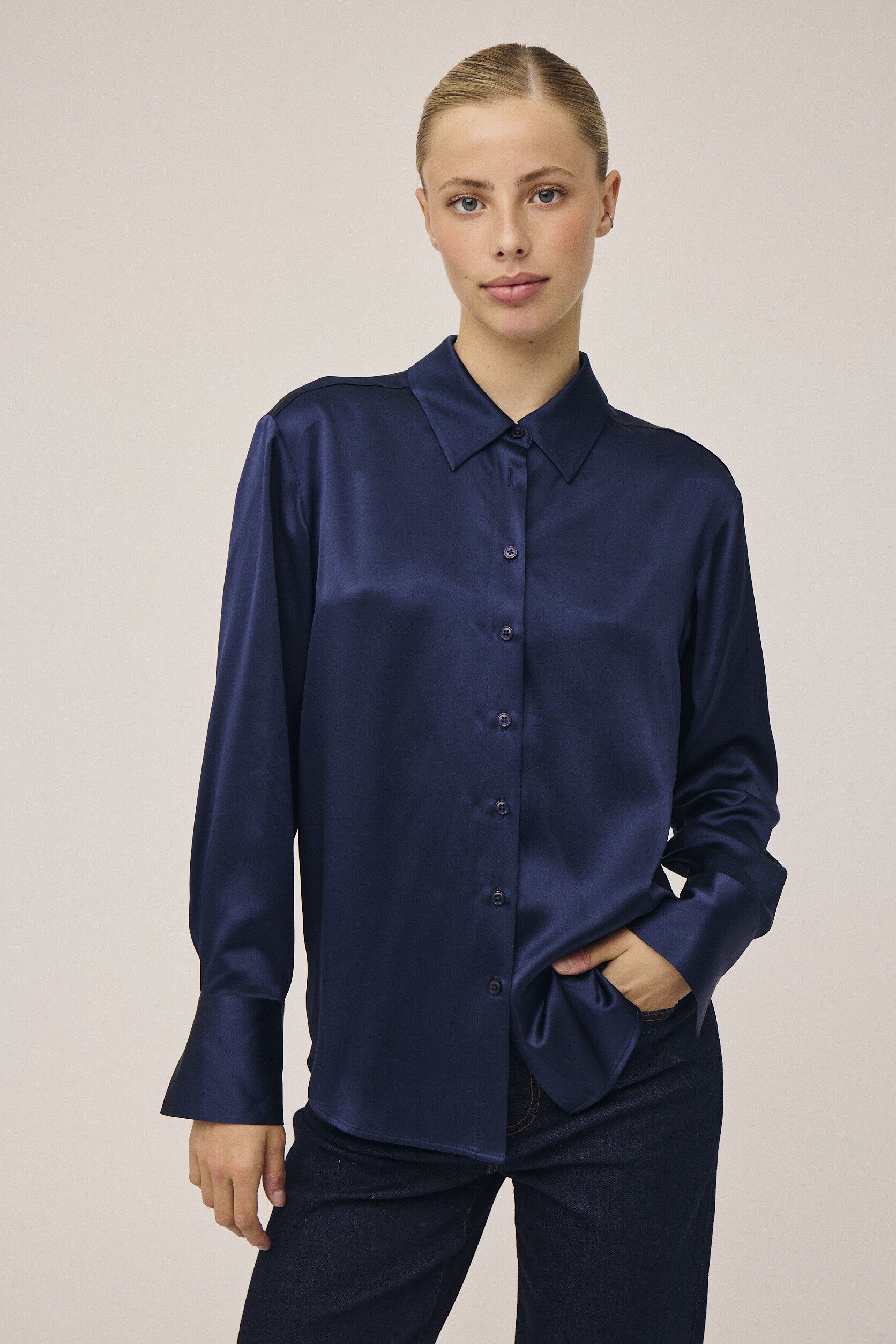 Gia 1 Skjorte - 100% Silke