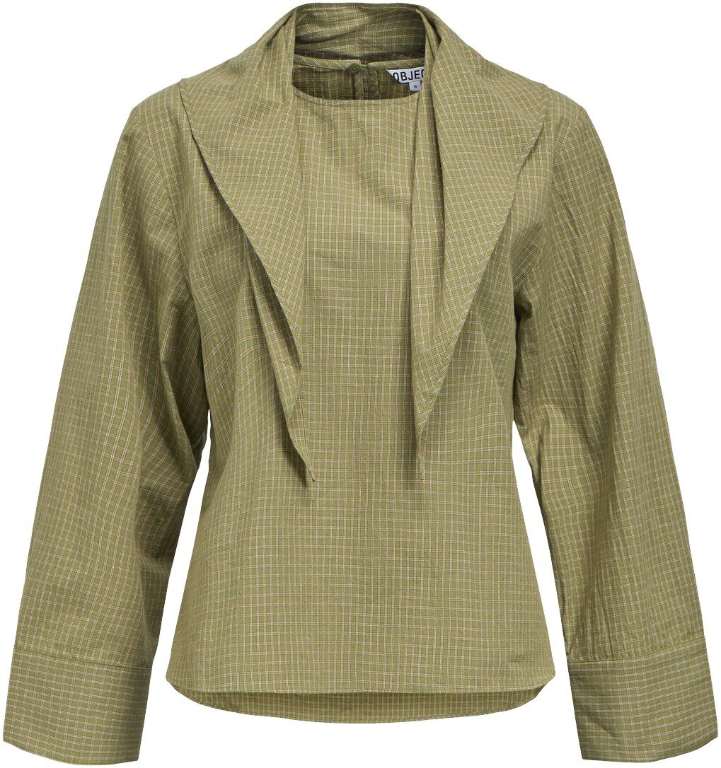 Objvonne L/S Re Scarf Top 146