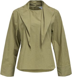 OBJVONNE L/S RE SCARF TOP 146