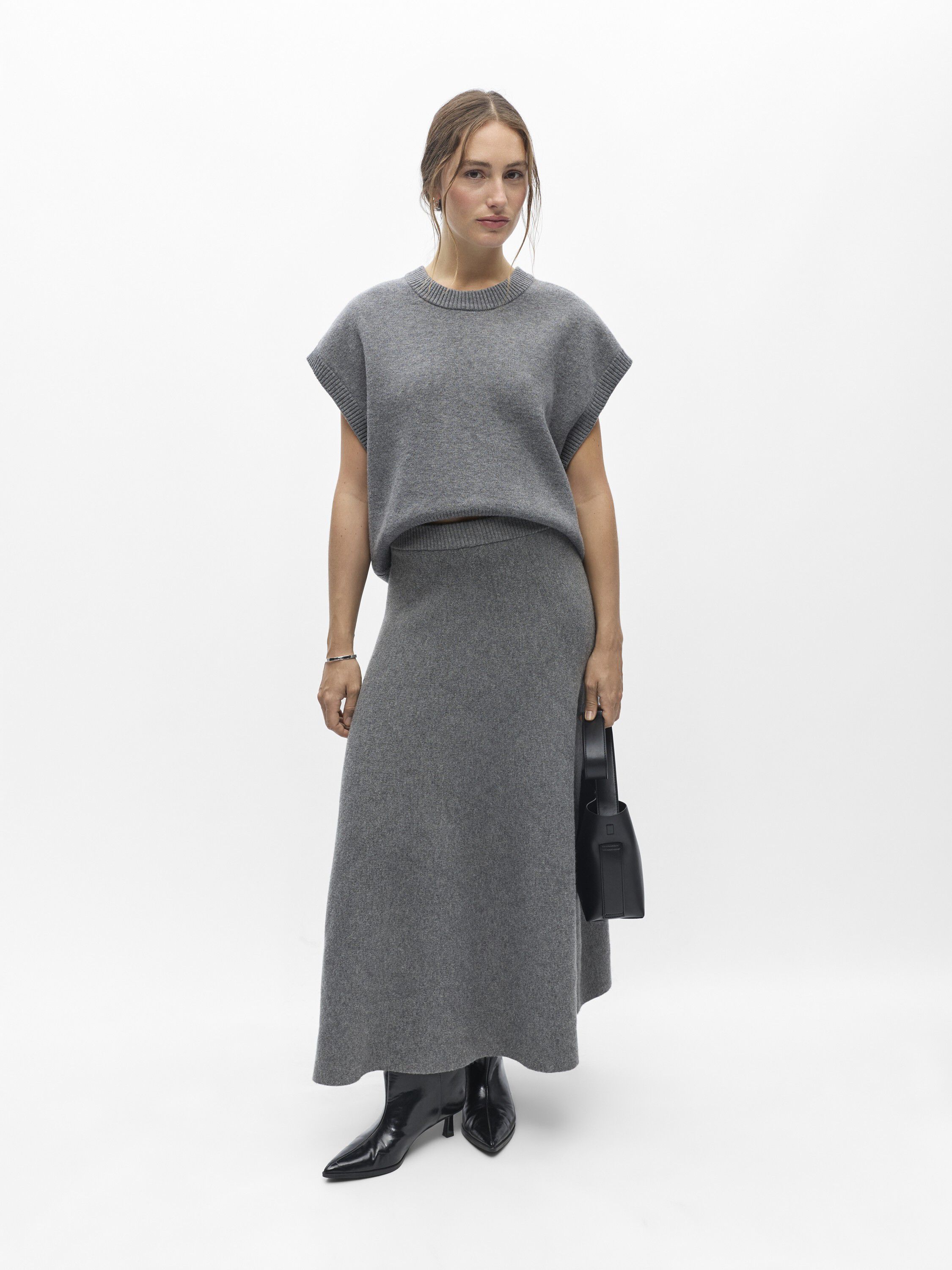 Objitone Hw  Knit Ankle Skirt 147