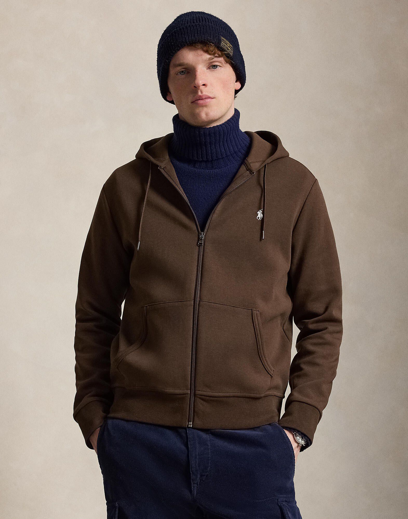 Double-Knit Full-Zip Hoodie