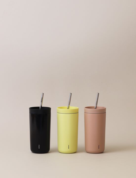 To Go Sip termokopp med sugerør 0.4 l. soft black