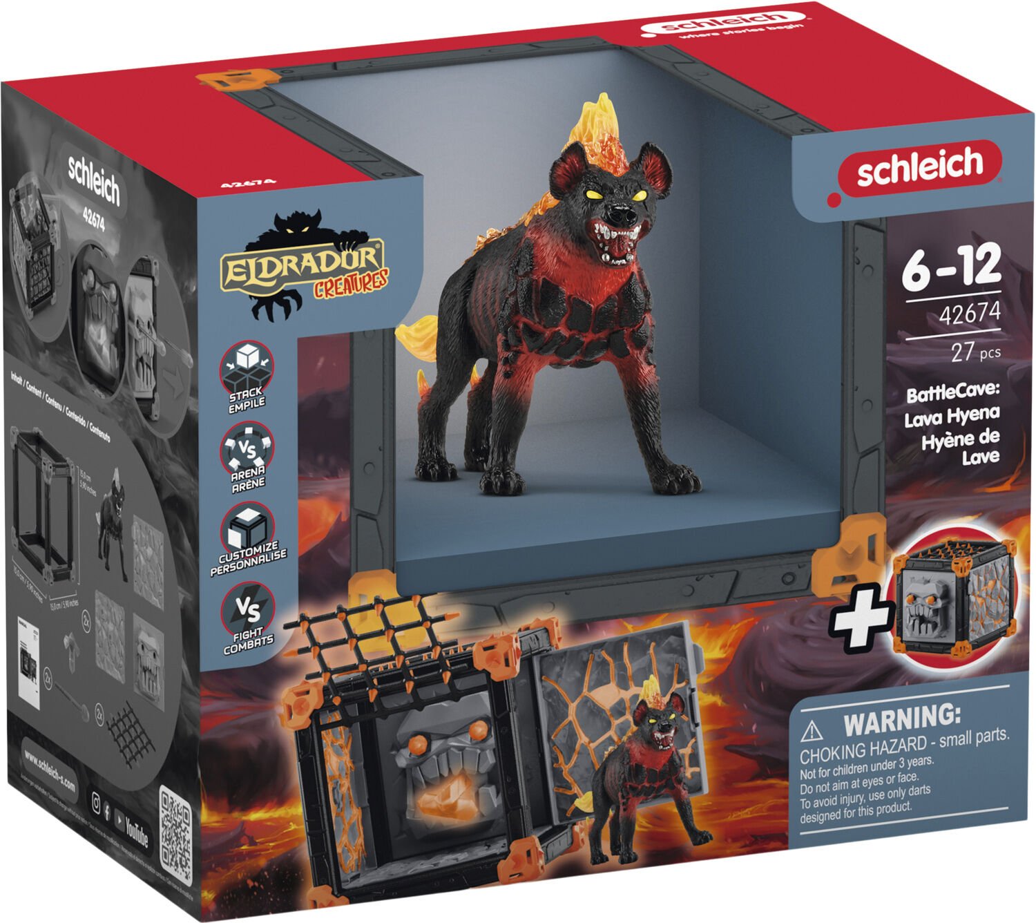 schleich BattleCave Lavah