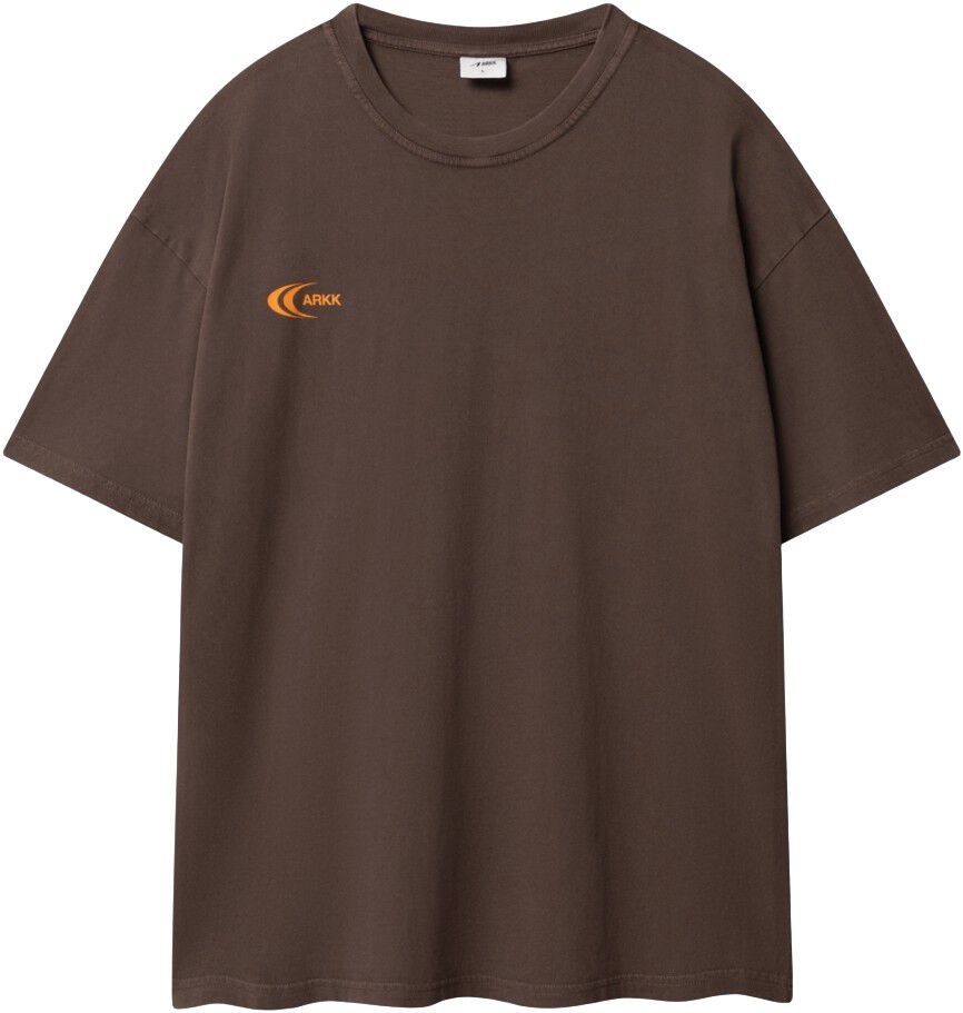 Liquid Boxy Tee Cocoa Orange