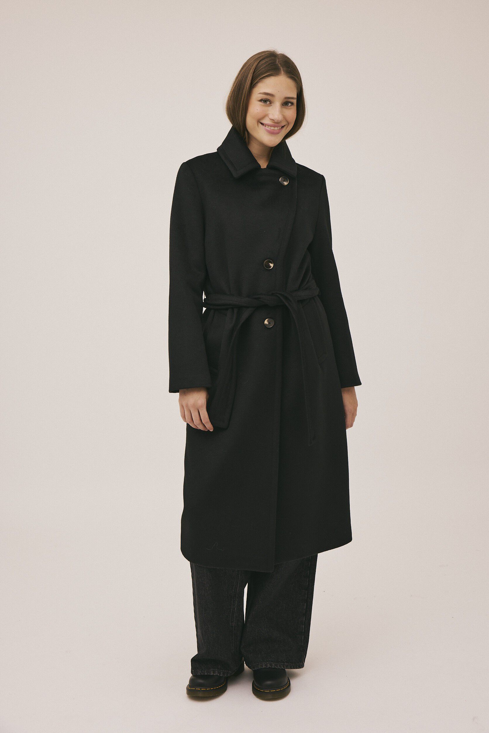 Reeva 7 Frakke - Uld mix GRS