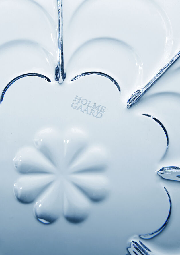 Lily Fyrfadsstage Ø7 cm blue iris