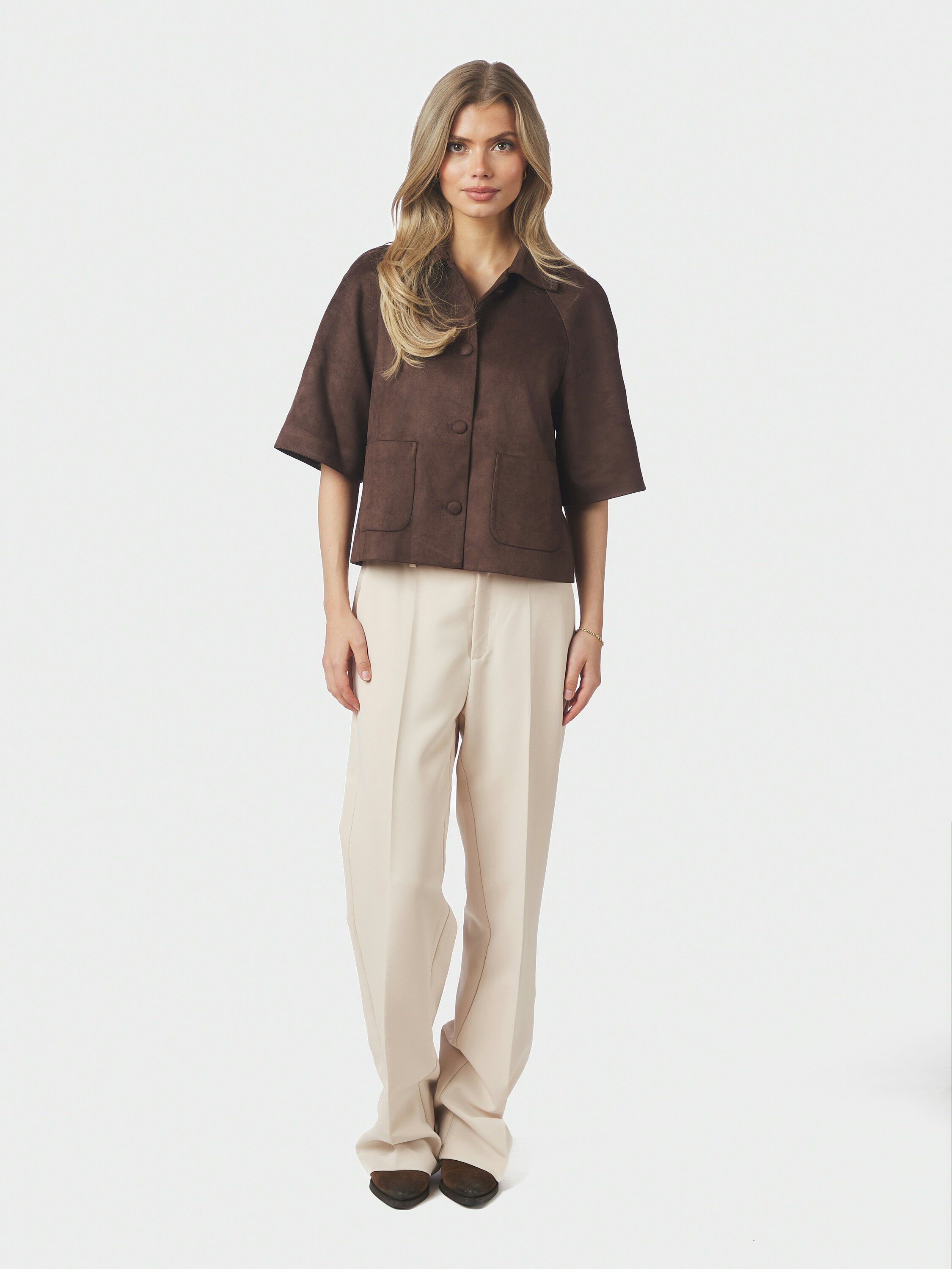 Editta Faux Suede Jacket