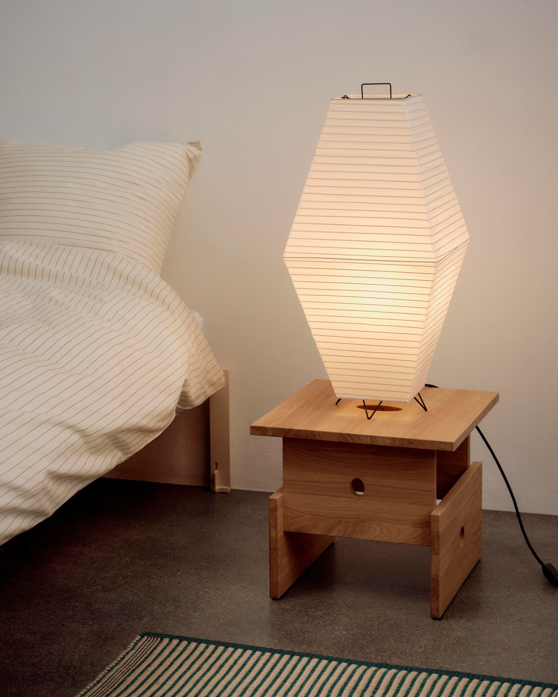 Paper Shade-Prism Table / Floor-Cla