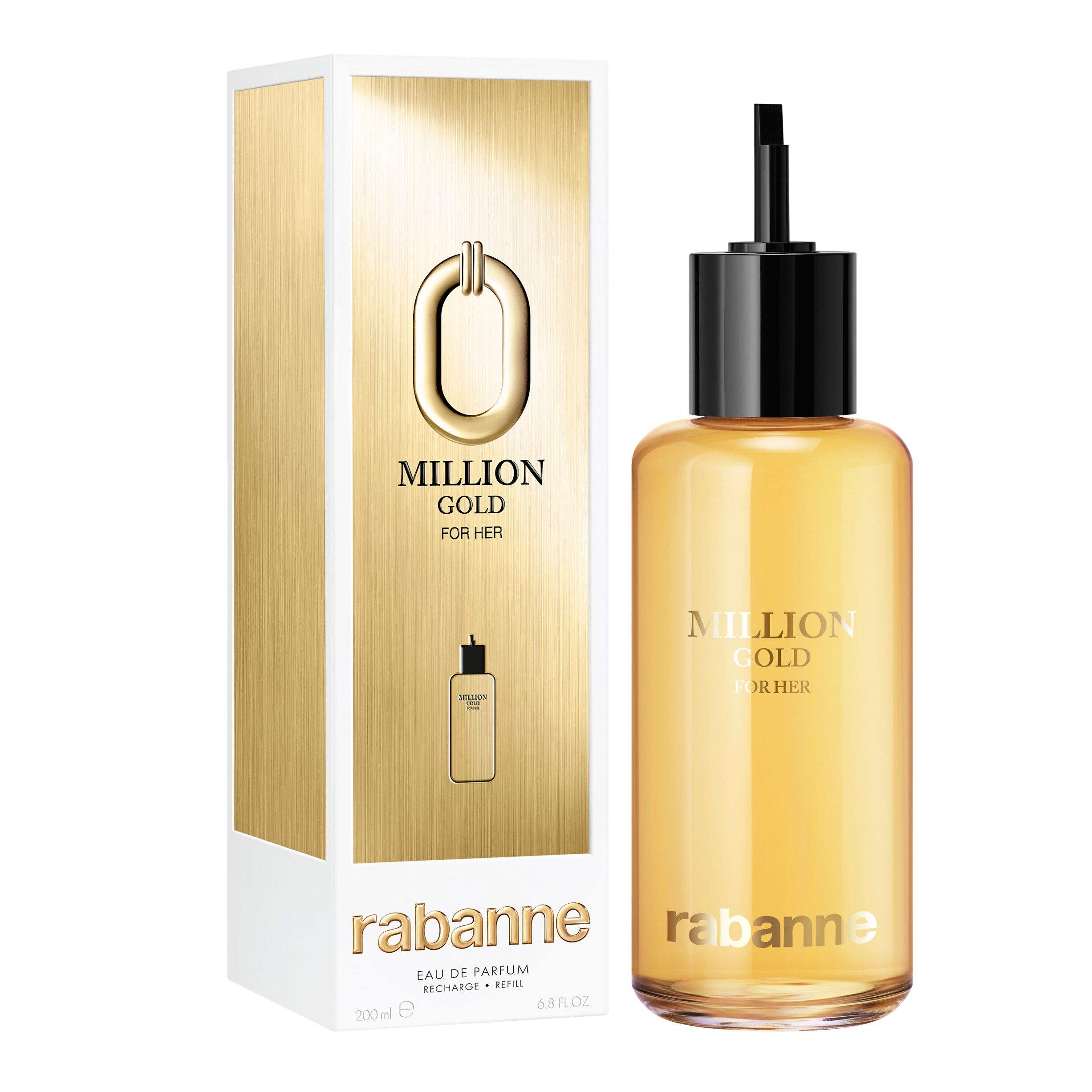 Million Gold for Her Eau de parfum refill 200 ml