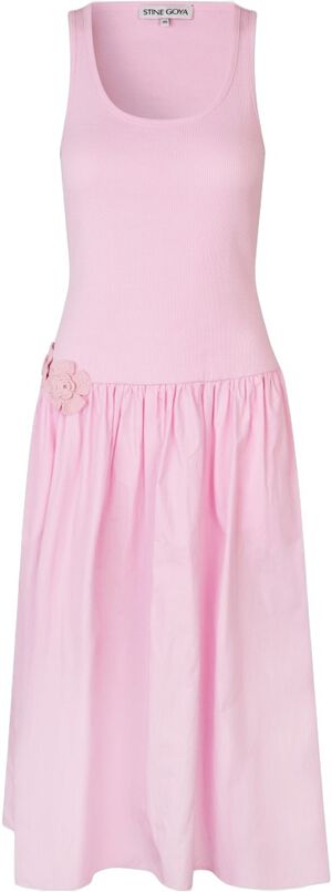 2385 Rib, Casual Tank Midi Dress