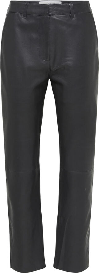 SLFMARIE CHINO MW LEATHER PANTS W N