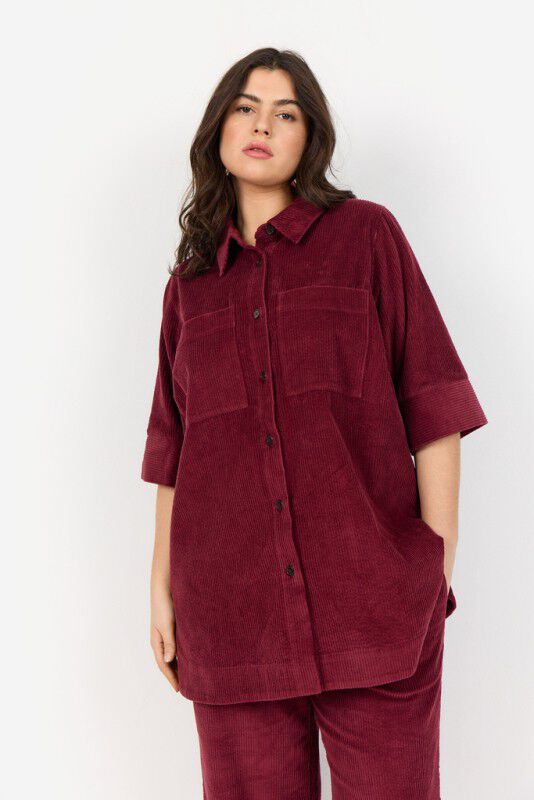 Curvy WA-NADIN 2 Skjorte Bordeaux