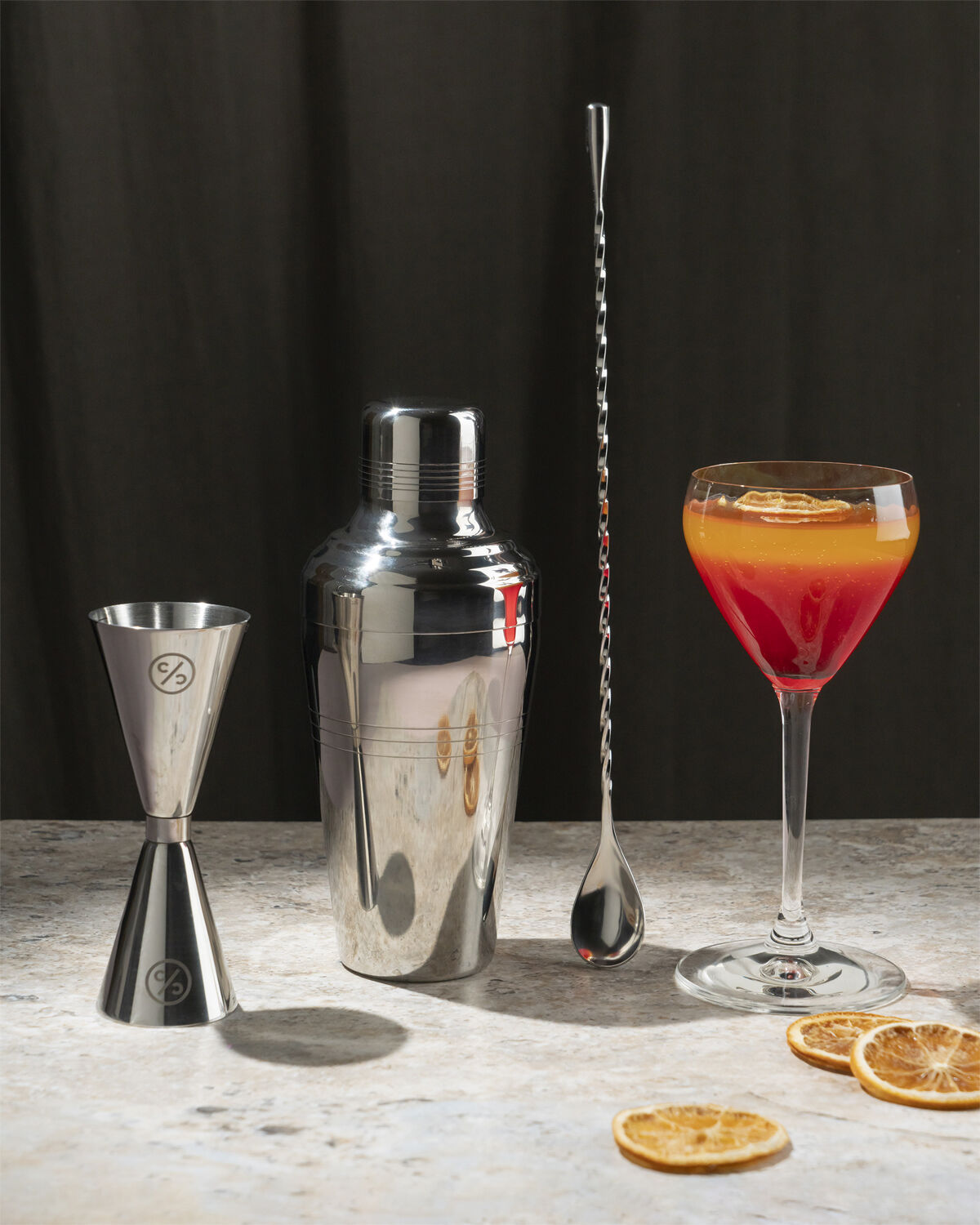 Bar Kit Mini 3-del Shaker, Jigger, Pourer