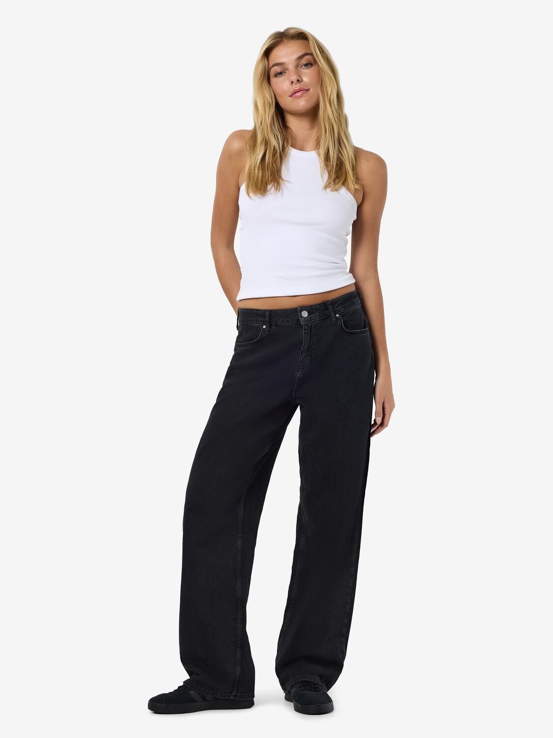 Nmalexa Mw Loose Jeans Ft004Bl Noos