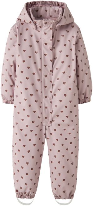 NMFLADRY10 PAD SNOWSUIT AOP FO LIL