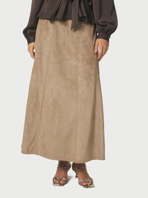 Raya Faux Suede Skirt