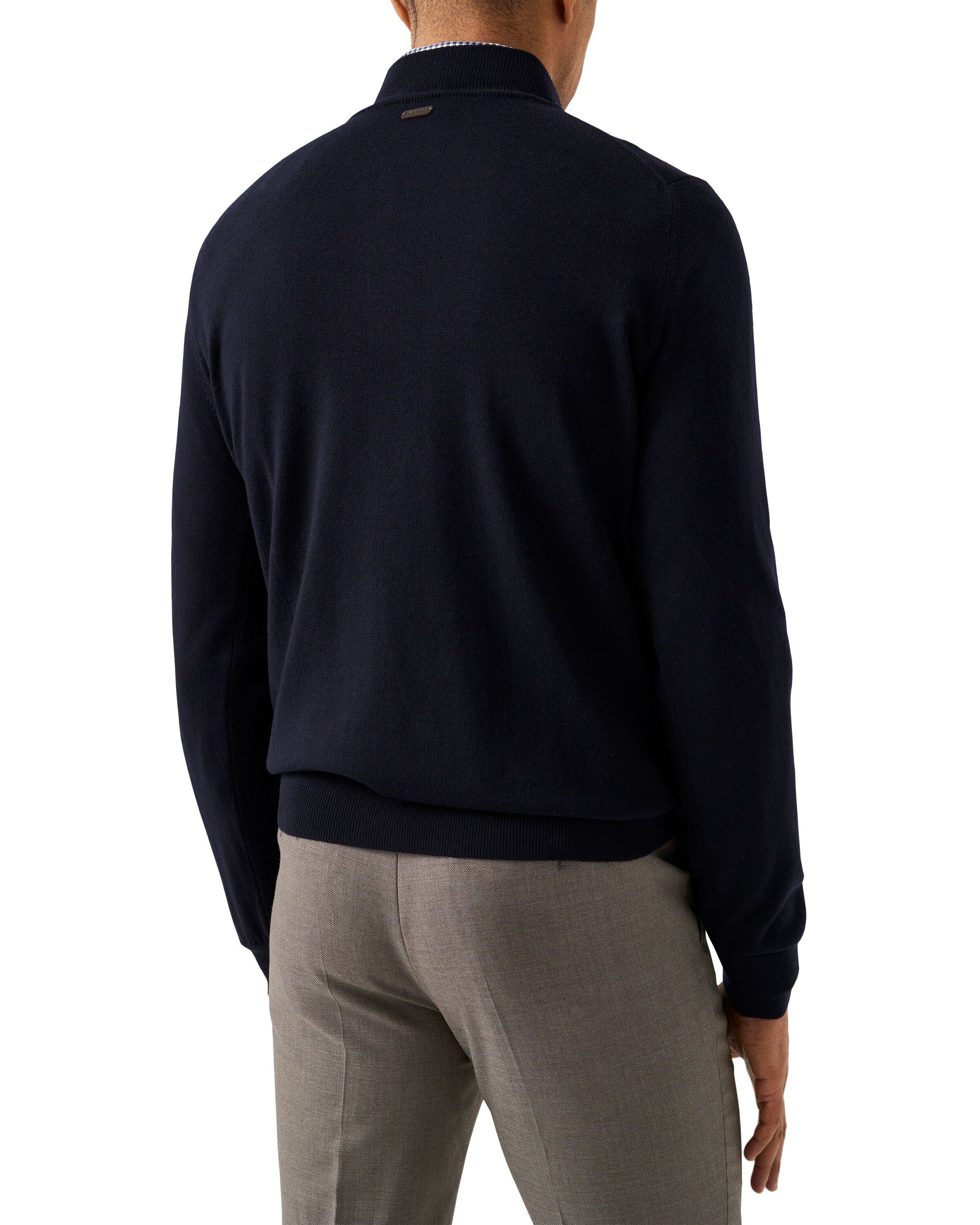 Merino Quarter Zip Knit Polo
