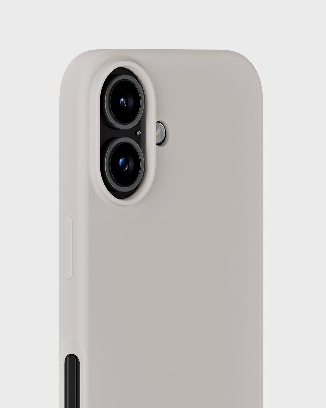 Silicone Case iPhone 16 Wool Gray