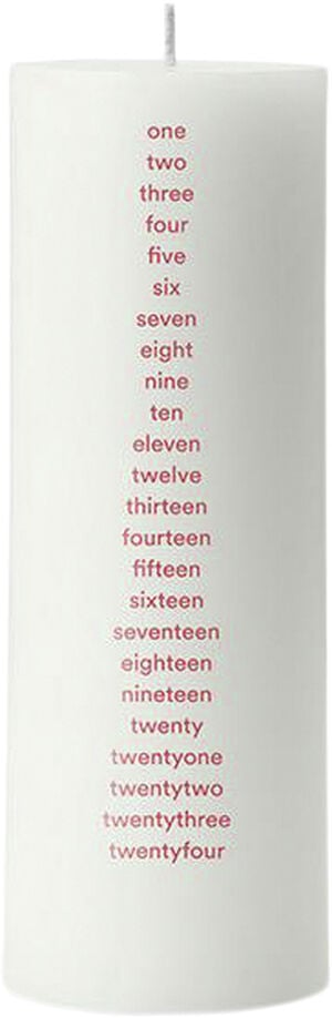 Calendar Candle Round