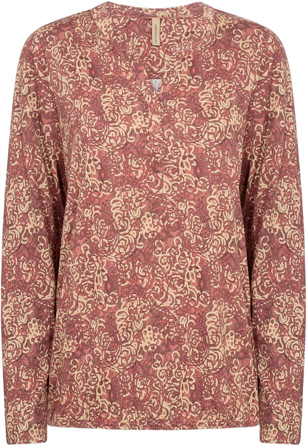 SC-FELICITY AOP 491 Bluse Rosa