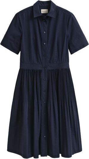 CTN PLEATED SS SHIRT DRESS