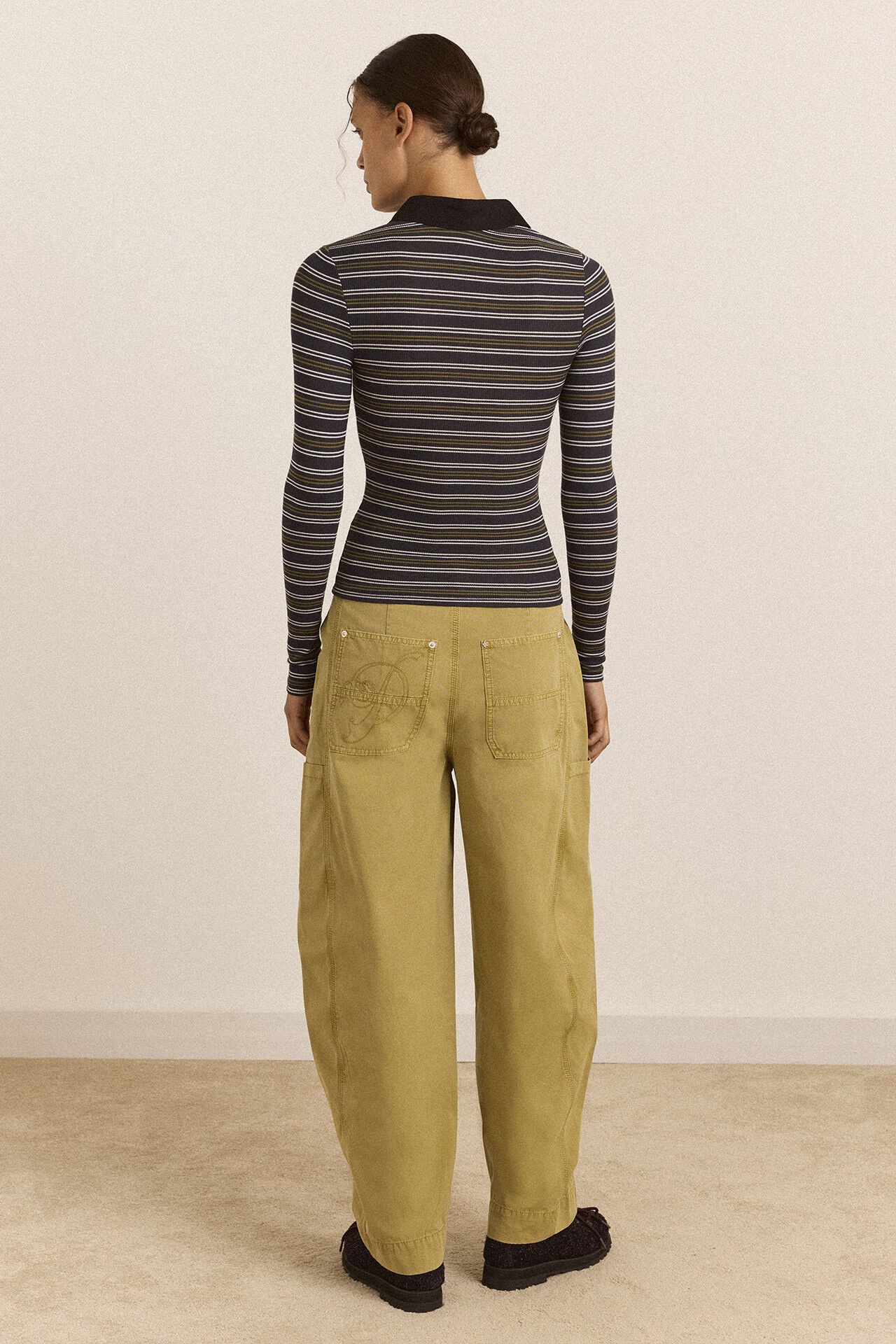 PEYTON LS POLO - STRIPE