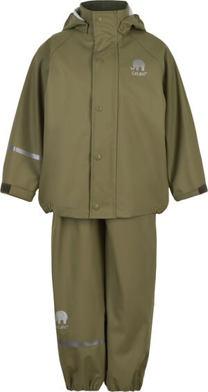 Basic rainwear set -solid PU