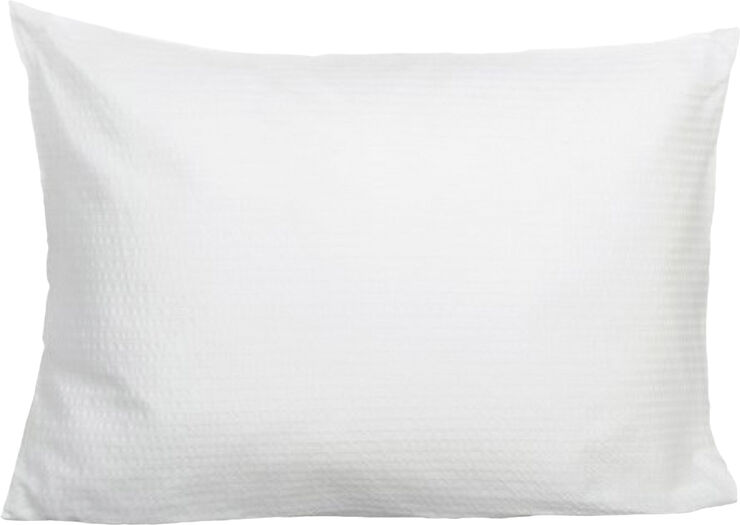 Pure vævet Krepp pudebetræk hvid