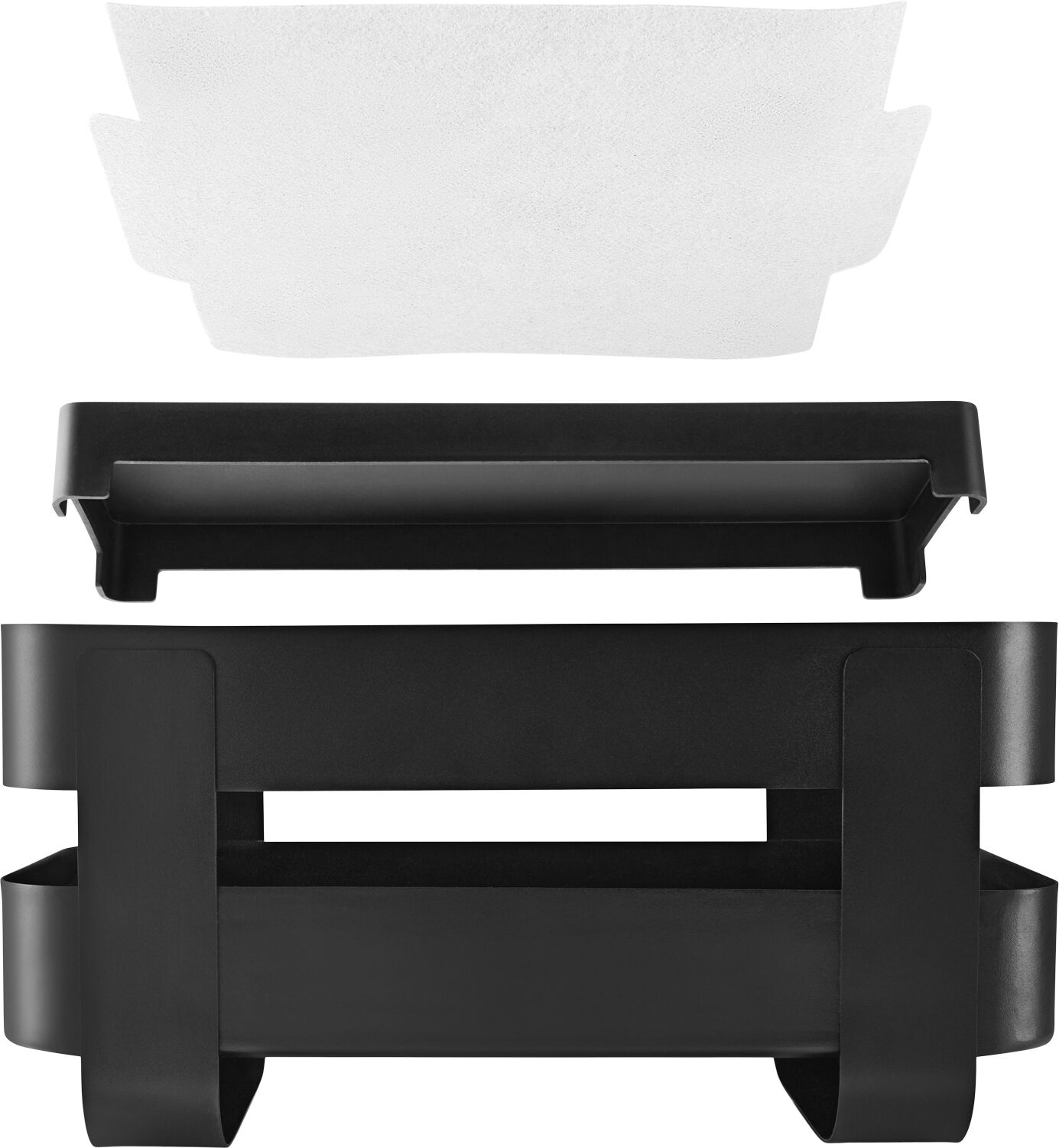 Selvvandende Herb organiser st&aring;l Black