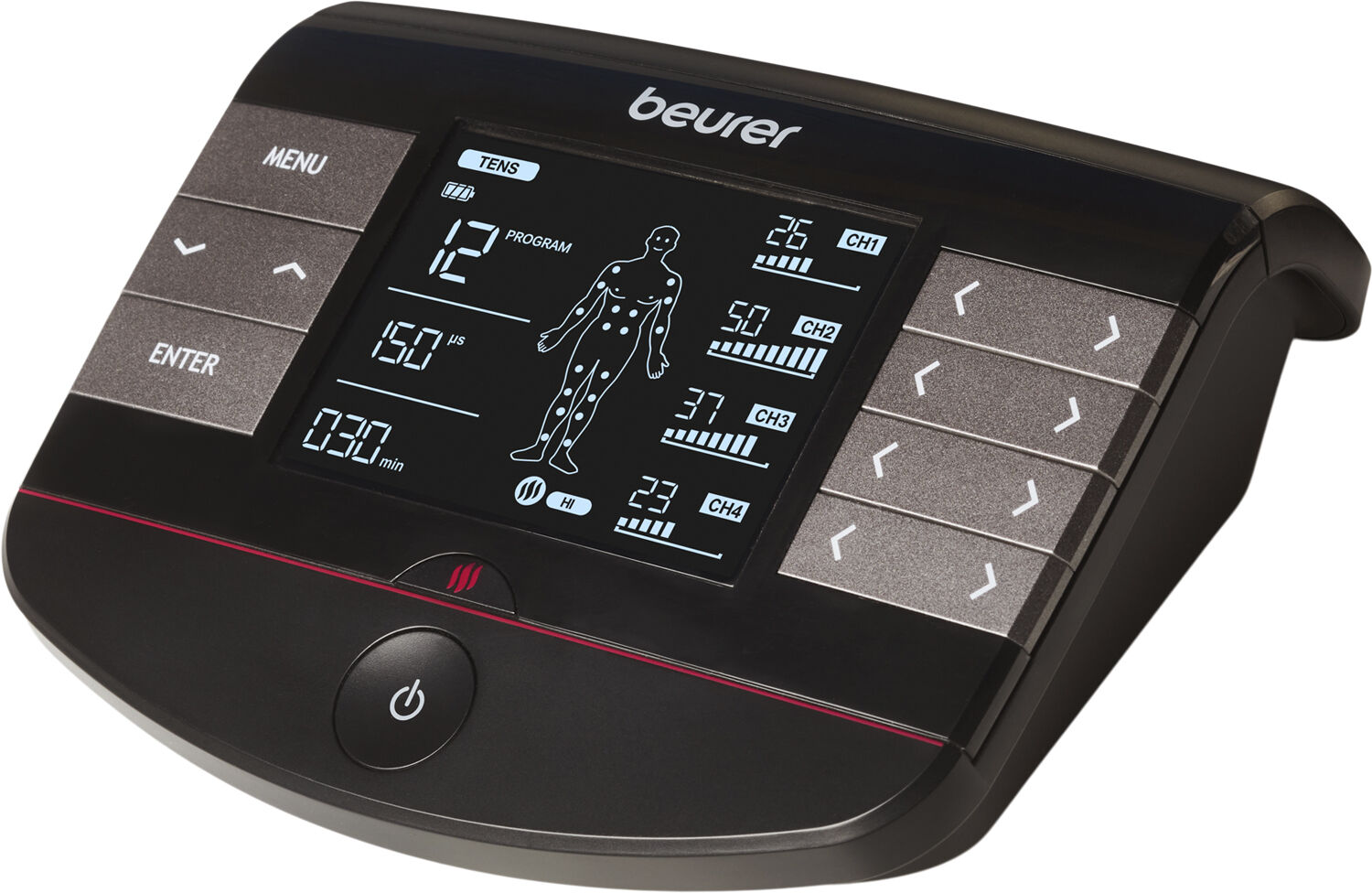 Beurer EM 89 TENS og EMS enhet med varmefunksjon